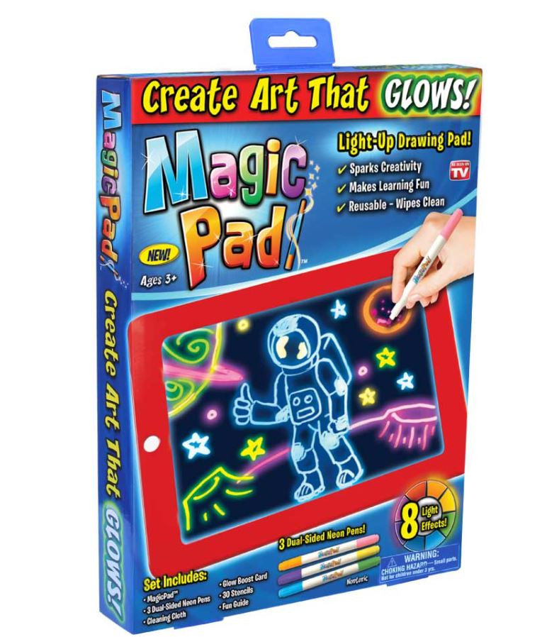 Magic Pad Con Luz Led + Marcadores