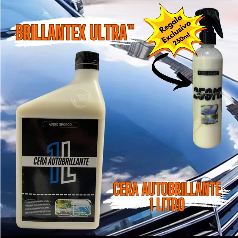 Brillantex Ultra™ - Cera Autobrillante 1 Litro + Regalo Exclusivo: 250 ml con pulverizador