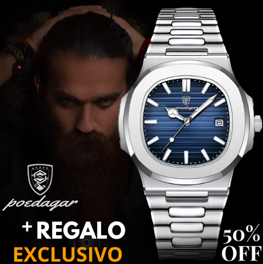 Poedagar Titanium™ - Reloj Masculino de Lujo