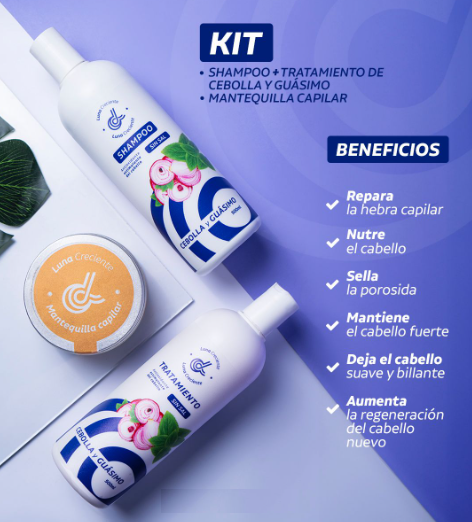 Kit Anti-caída e Hidratación Extrema Luna Creciente